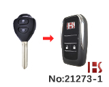 Toyota Camry, Reiz, Vios 리모컨 리메이크용 신형 풀딩키 쉘(TOY43)